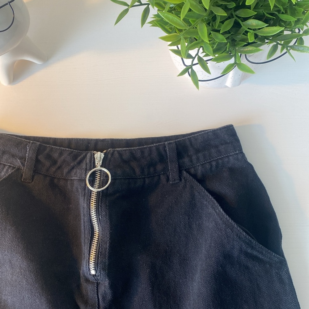 Black jean skirt - Picture 2 of 5